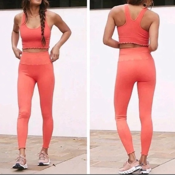 Daily Practice by Anthropologie Dana Seamless Leggings and Sports Bra Set XS/S - Picture 1 of 11